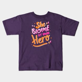 Her Own Hero Kids T-Shirt